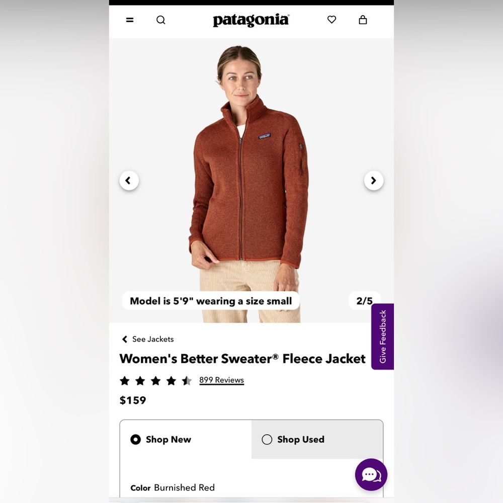 Patagonia Better Sweater jacket